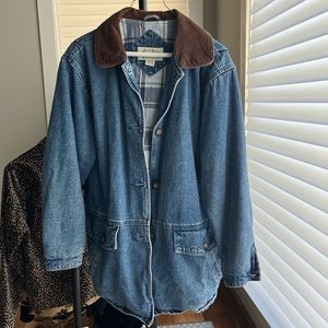 SOLD St. John’s Bay denim coat